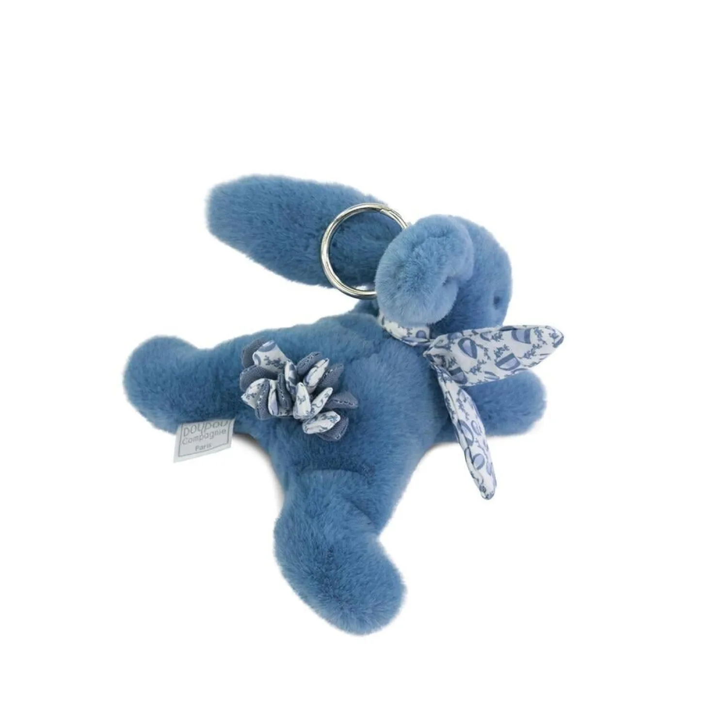 Doudou & Compagnie Porte-clés bijoux de 6 sacs assortis Lapin doudou Multicolore 16 cm