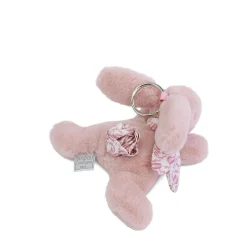Doudou & Compagnie Porte-clés bijoux de 6 sacs assortis Lapin doudou Multicolore 16 cm