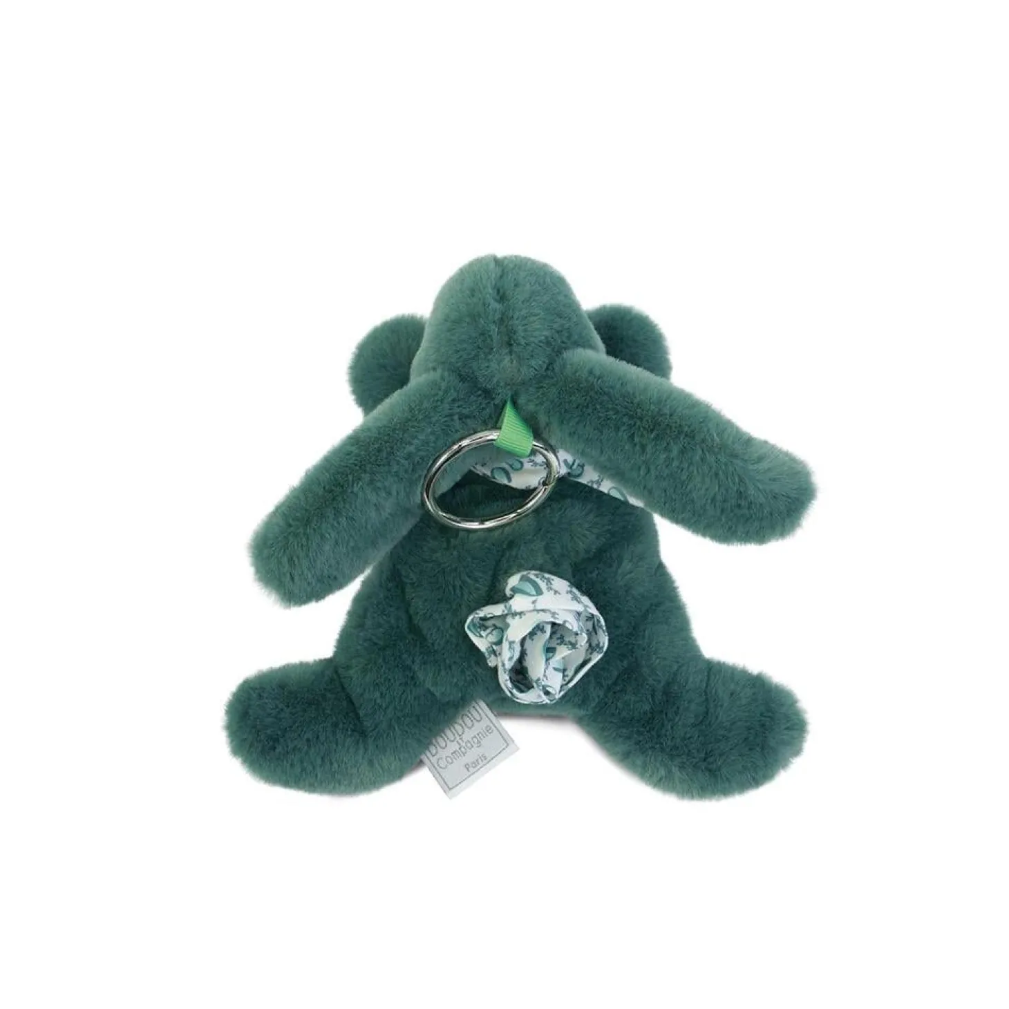 Doudou & Compagnie Porte-clés bijoux de 6 sacs assortis Lapin doudou Multicolore 16 cm