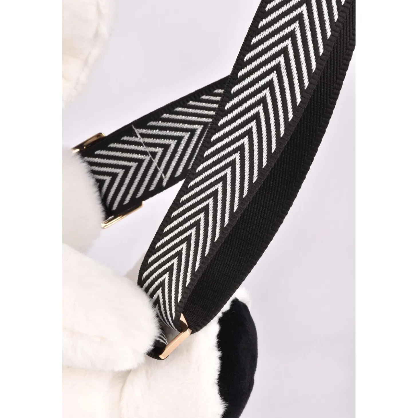 Doudou & Compagnie Sac Doudou Chien Blanc Et Noir 30