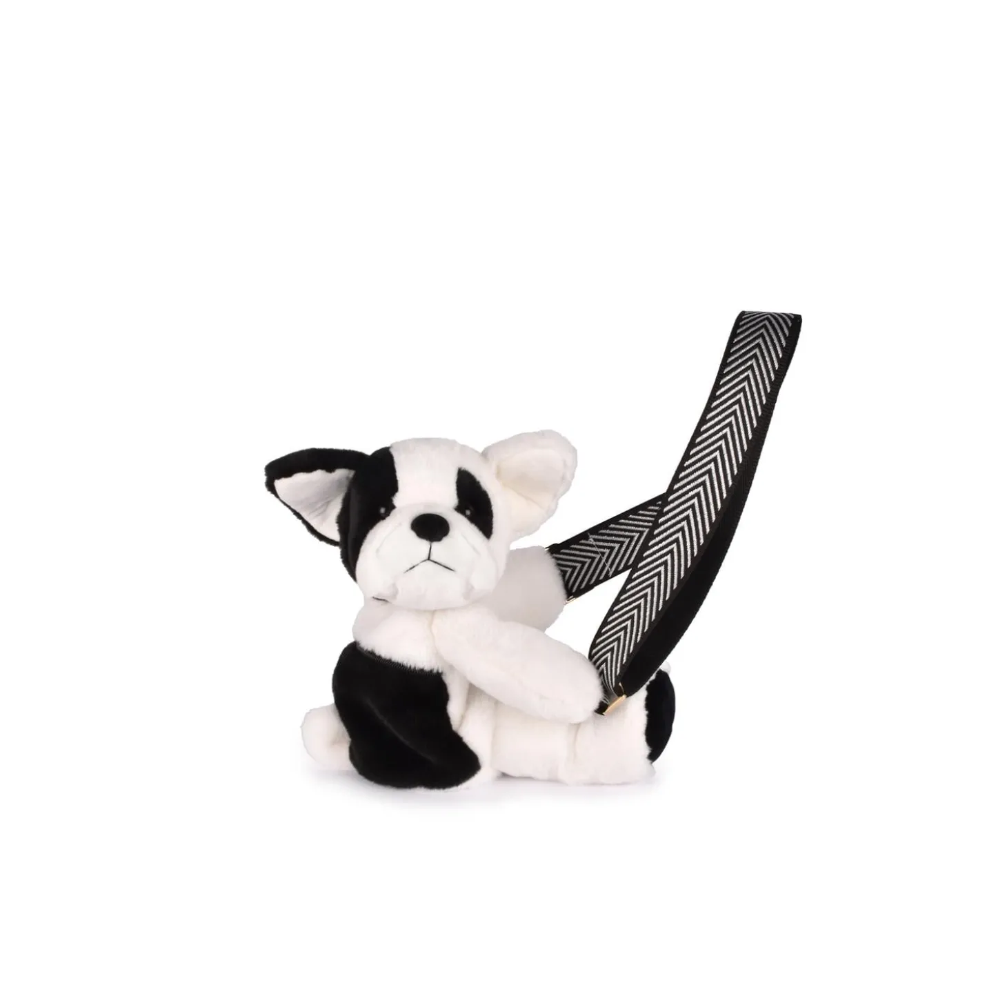 Doudou & Compagnie Sac Doudou Chien Blanc Et Noir 30