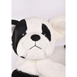 Doudou & Compagnie Sac Doudou Chien Blanc Et Noir 30