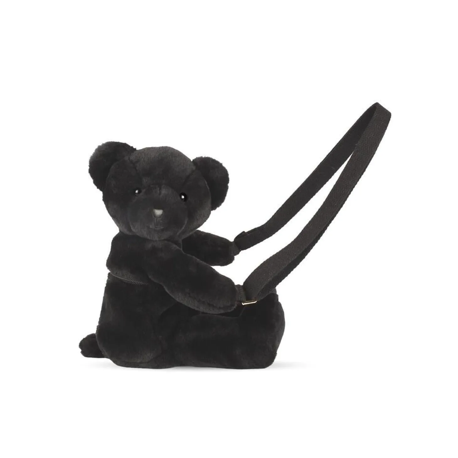 Doudou & Compagnie Sac Nounours Noir 30 cm