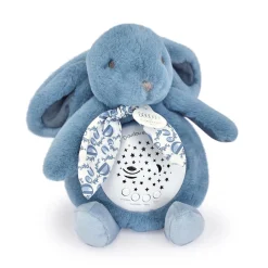 Doudou & Compagnie                    Veilleuse musicale Lapin Projection    Bleu