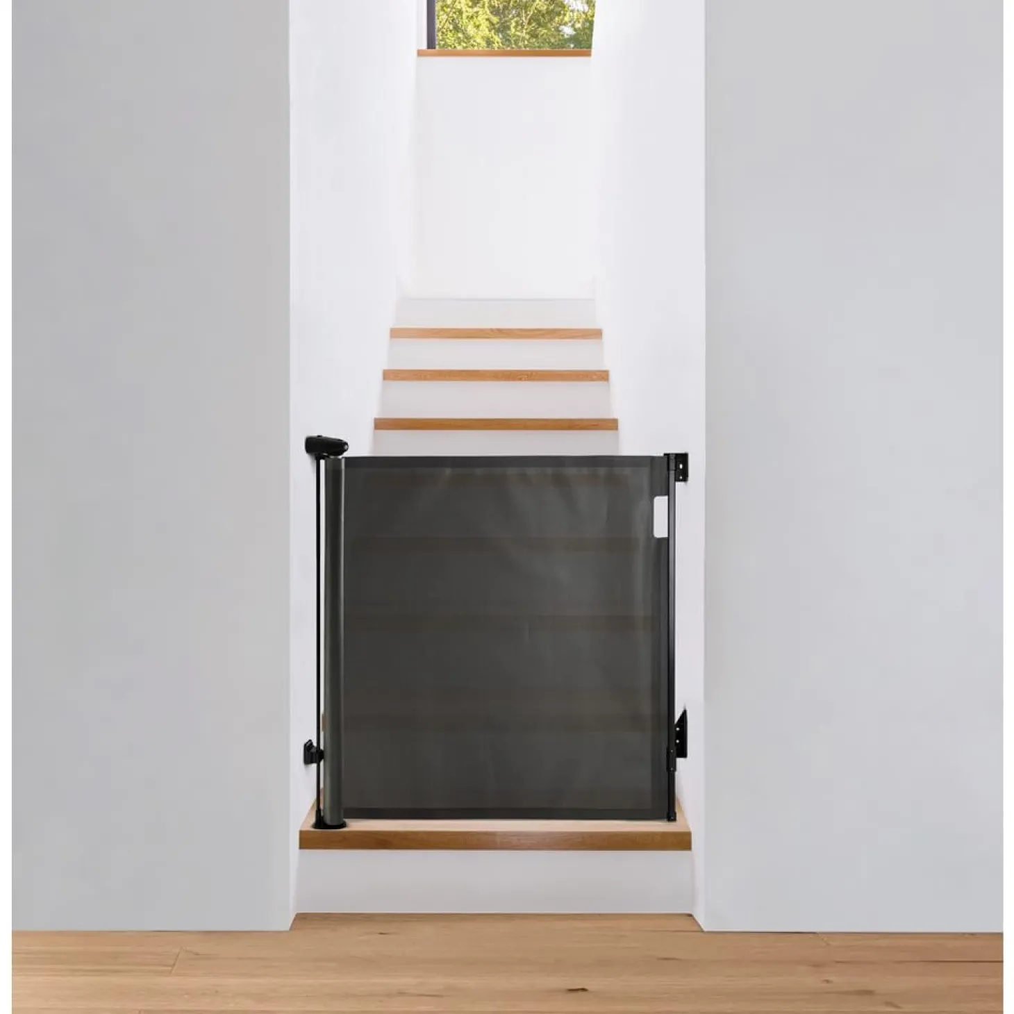 Dreambaby Barrière de sécurité Rétractable Extra Haute Noir