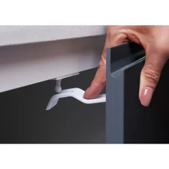 Dreambaby Double-serrure adhésive pour armoire Pack 2pcs Blanc