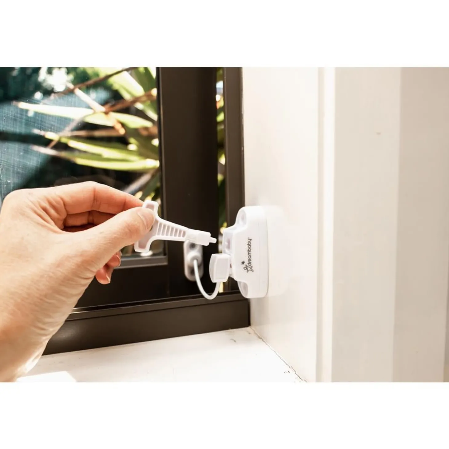 Dreambaby Limiteur de fenêtre Avec clé Breezz-Safe Blanc