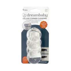 Dreambaby Protection d’angle Deluxe pack de 4 Transparent