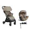 Duo Poussette PACT OAK + coque I-LEVEL PRO sandstone  + base pivotante Encore                            de Joie