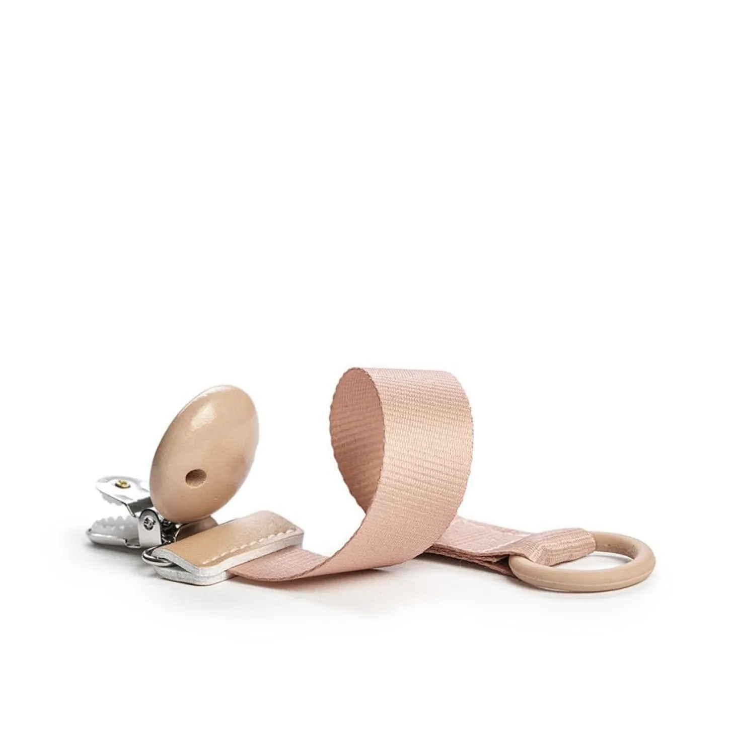 Elodie Détails Attache-tétine en bois Blushing Pink