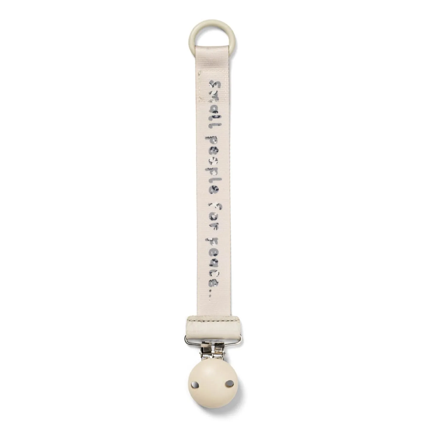 Elodie Détails Attache-tétine en Bois Small People For Peace Multicolore