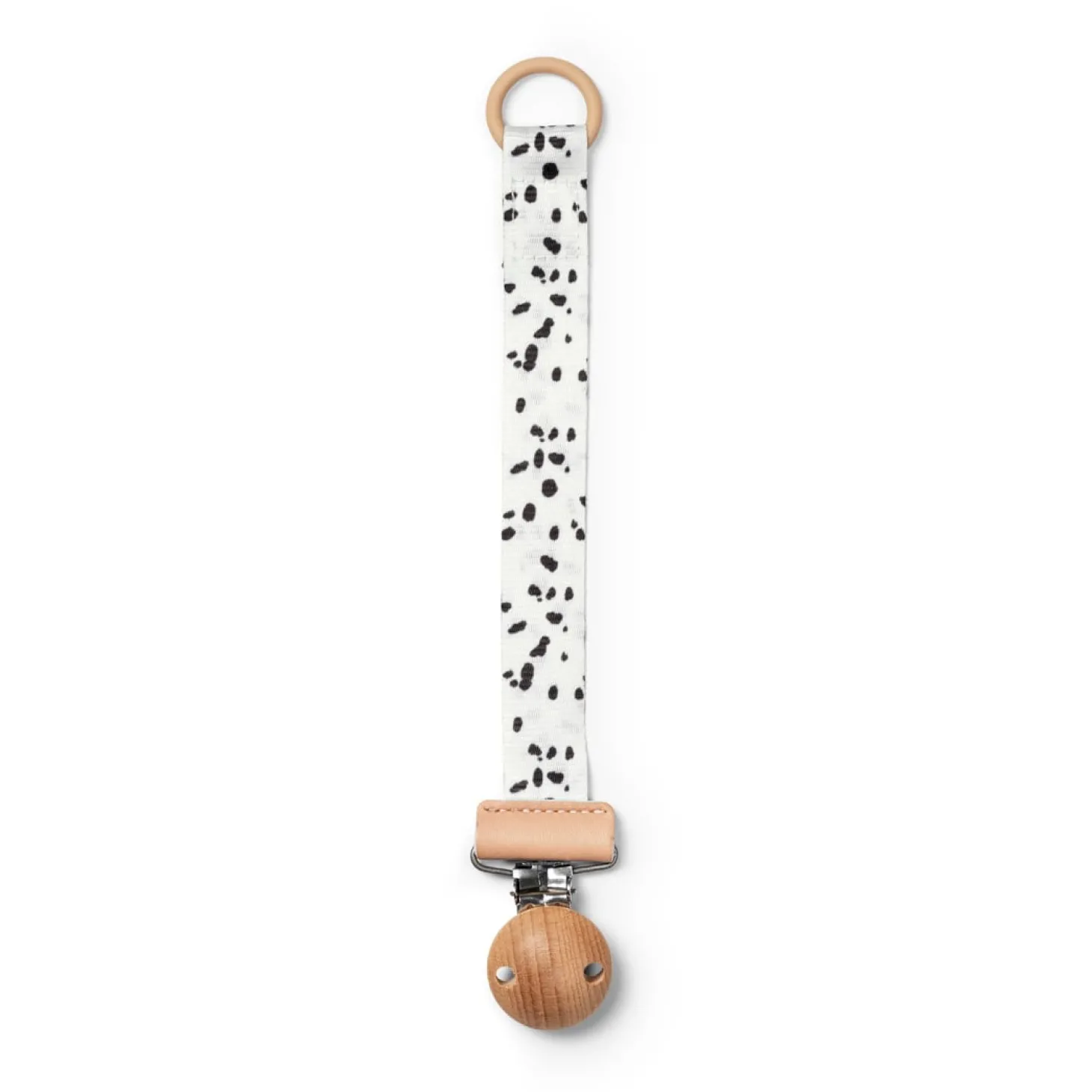 Elodie Détails Attache-tétine en bois Dalmatian Dots Multicolore