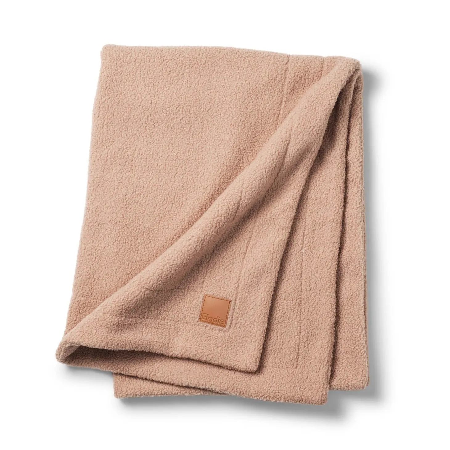 Elodie Détails Couverture en Velours Perlé Pink Bouclé Rose