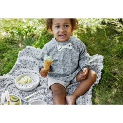 Elodie Détails                    Set assiette en silicone    Dalmatian Dots Multicolore