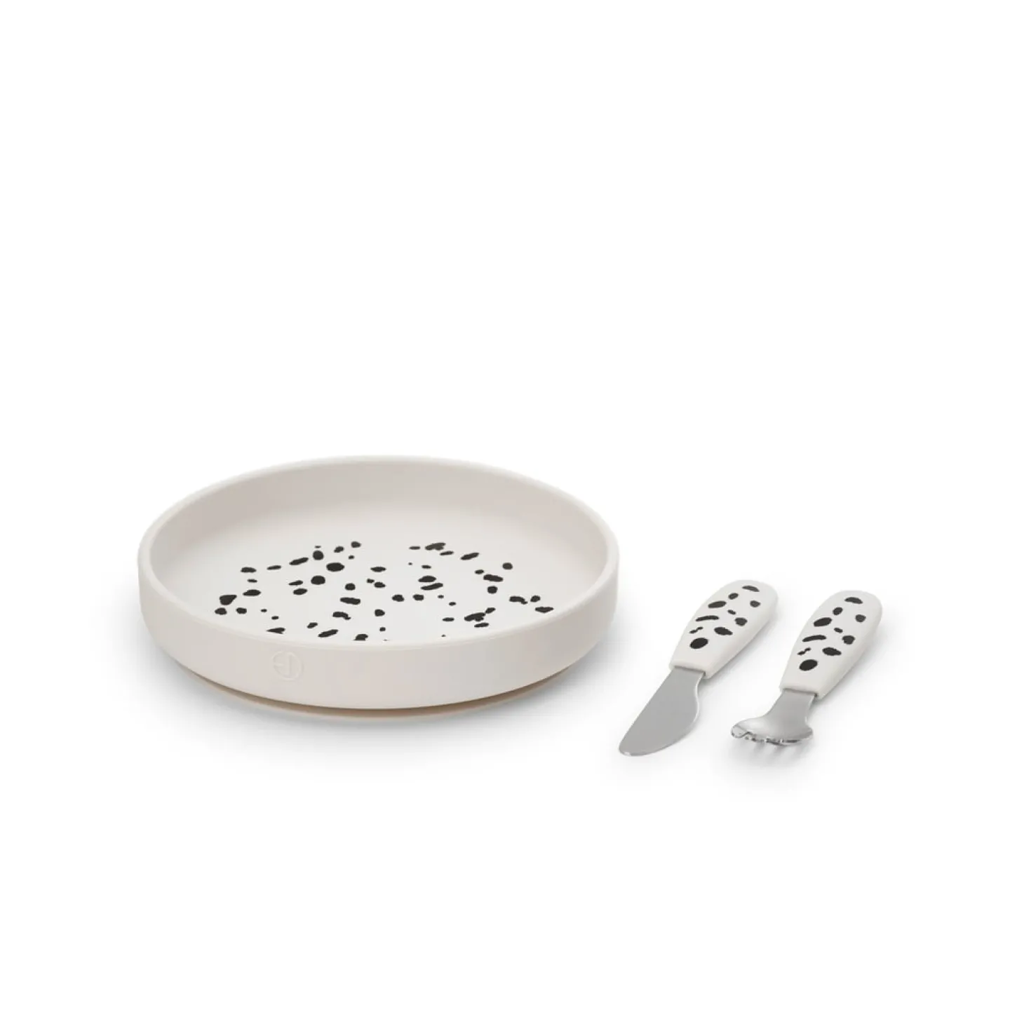 Elodie Détails Set assiette en silicone Dalmatian Dots Multi