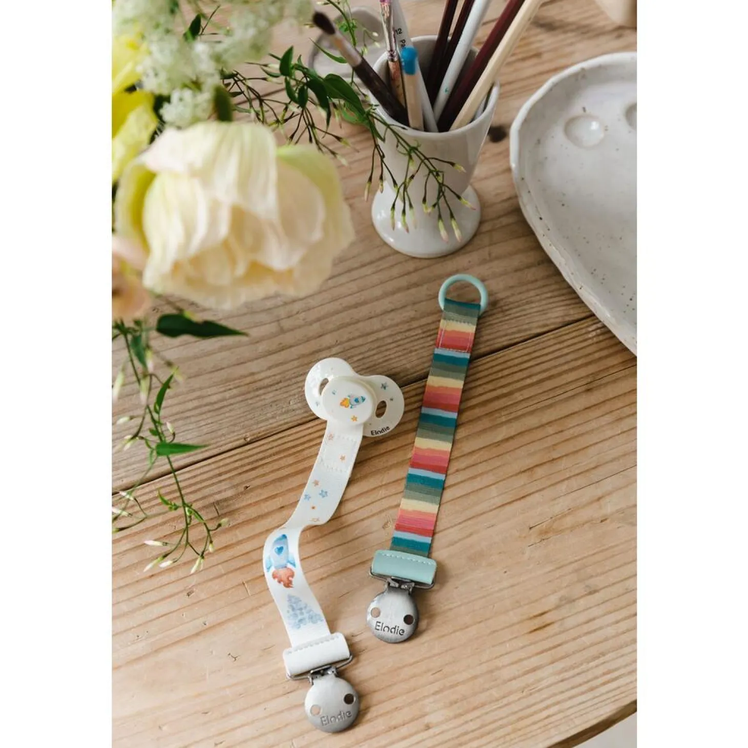 Elodie Détails Tétine Dreamseeker Blanc 3 mois