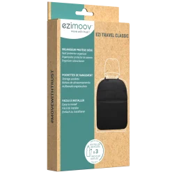 Ezimoov Organisateur de voiture Trafel classic éco-conçu Noir