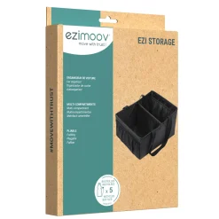 Ezimoov Organisateur de voiture Storage éco-conçu Noir
