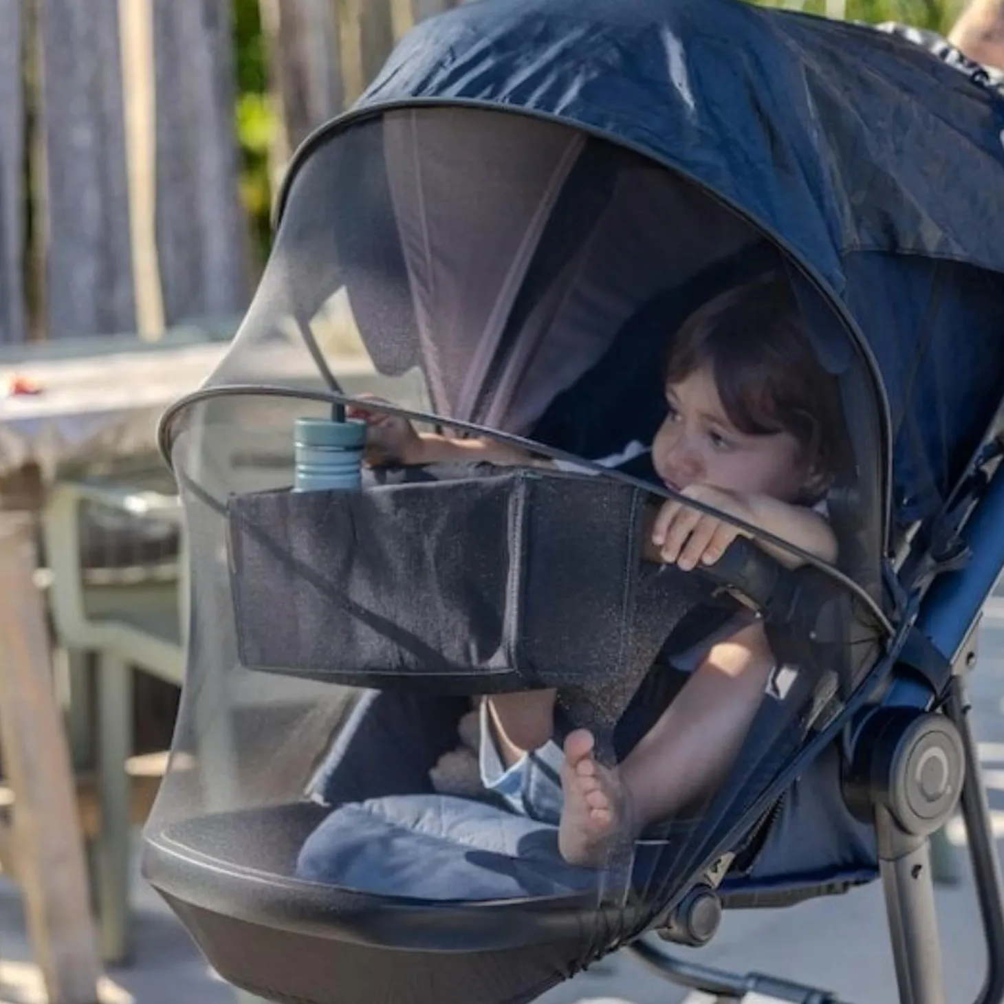 Ezimoov Protection pluie pour poussette 3 en 1 Ezi Noir