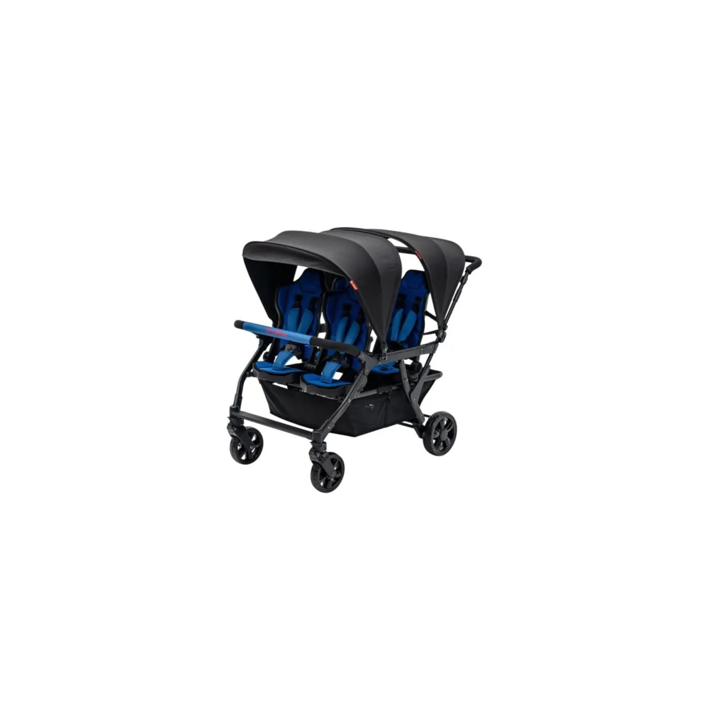 Familidoo Poussette 4 Places Assises Réversibles DSP4 Blue