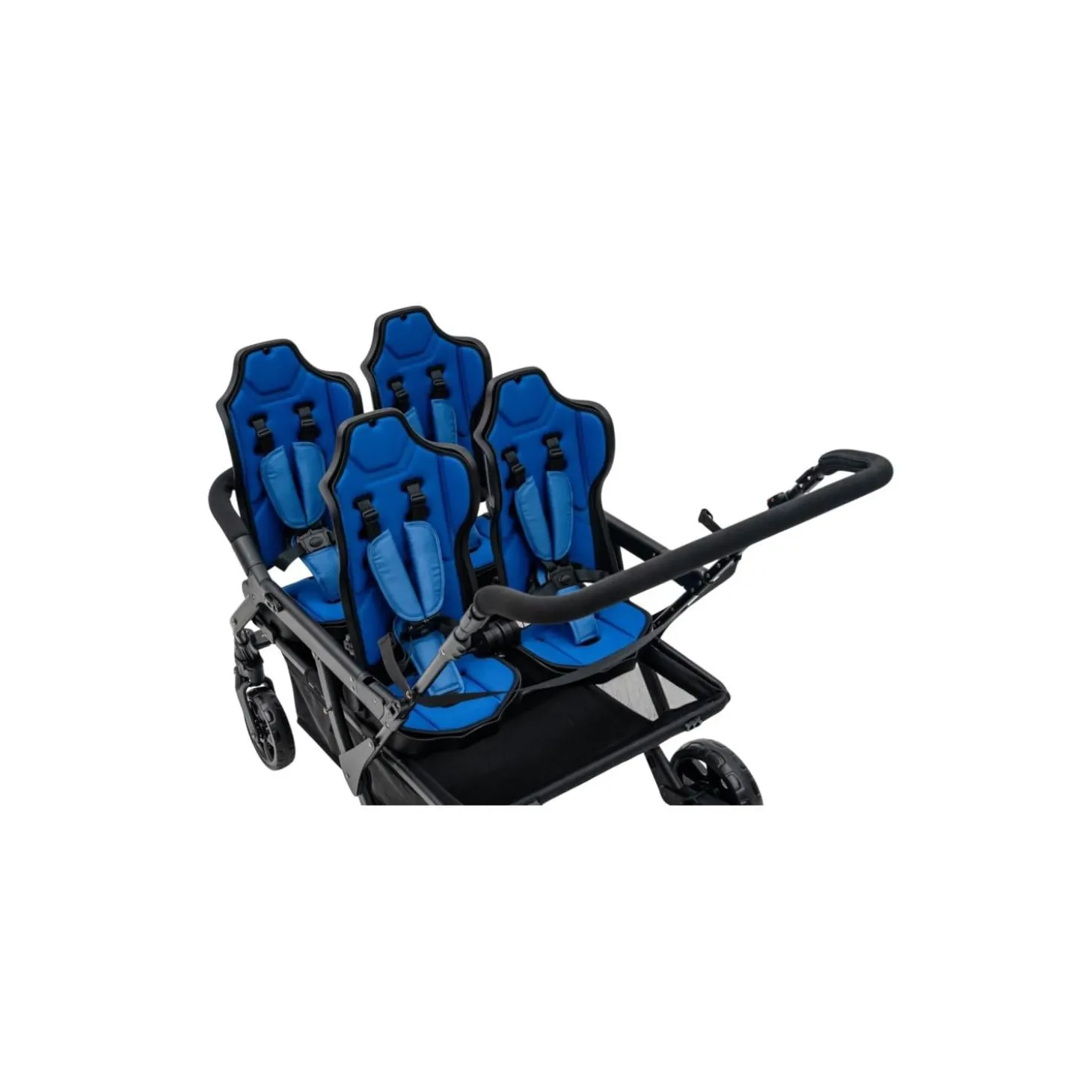 Familidoo Poussette 4 Places Assises Réversibles DSP4 Blue
