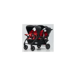 Familidoo Poussette 6 Places Assises Réversibles DSP6 Red