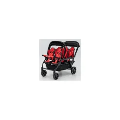 Familidoo Poussette 6 Places Assises Réversibles DSP6 Red