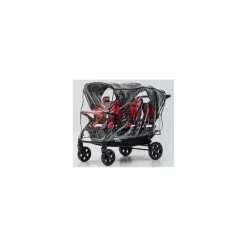Familidoo Poussette 6 Places Assises Réversibles DSP6 Red