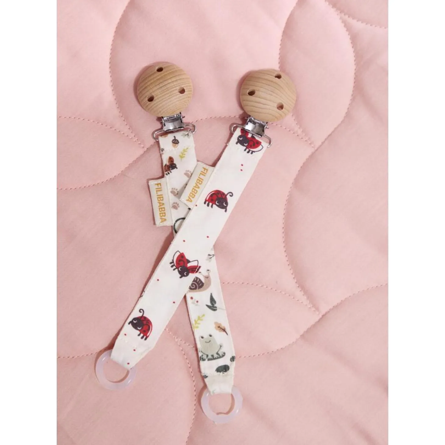 Filibabba Attache-sucette Lucky Multicolore