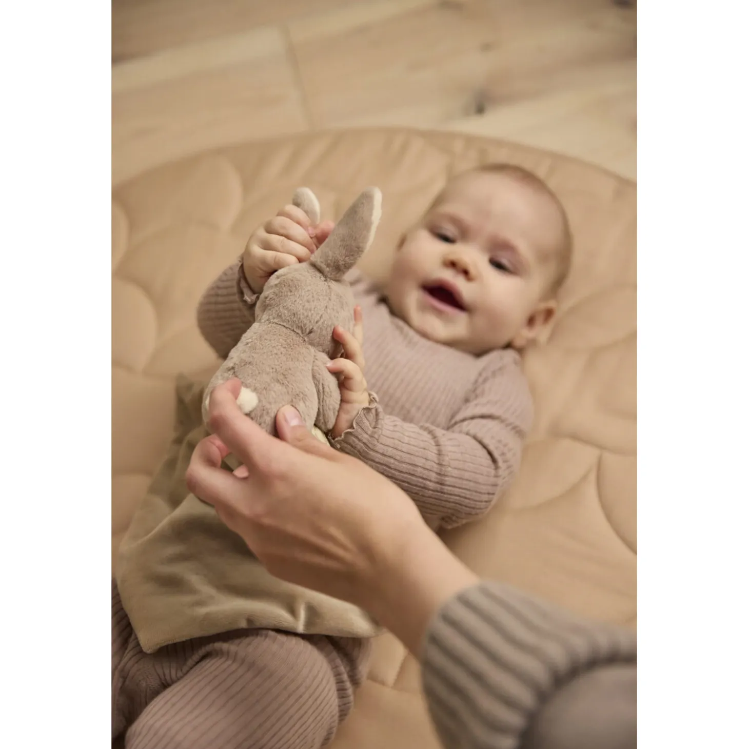 Filibabba Doudou plat Bella le lapin Multicolore