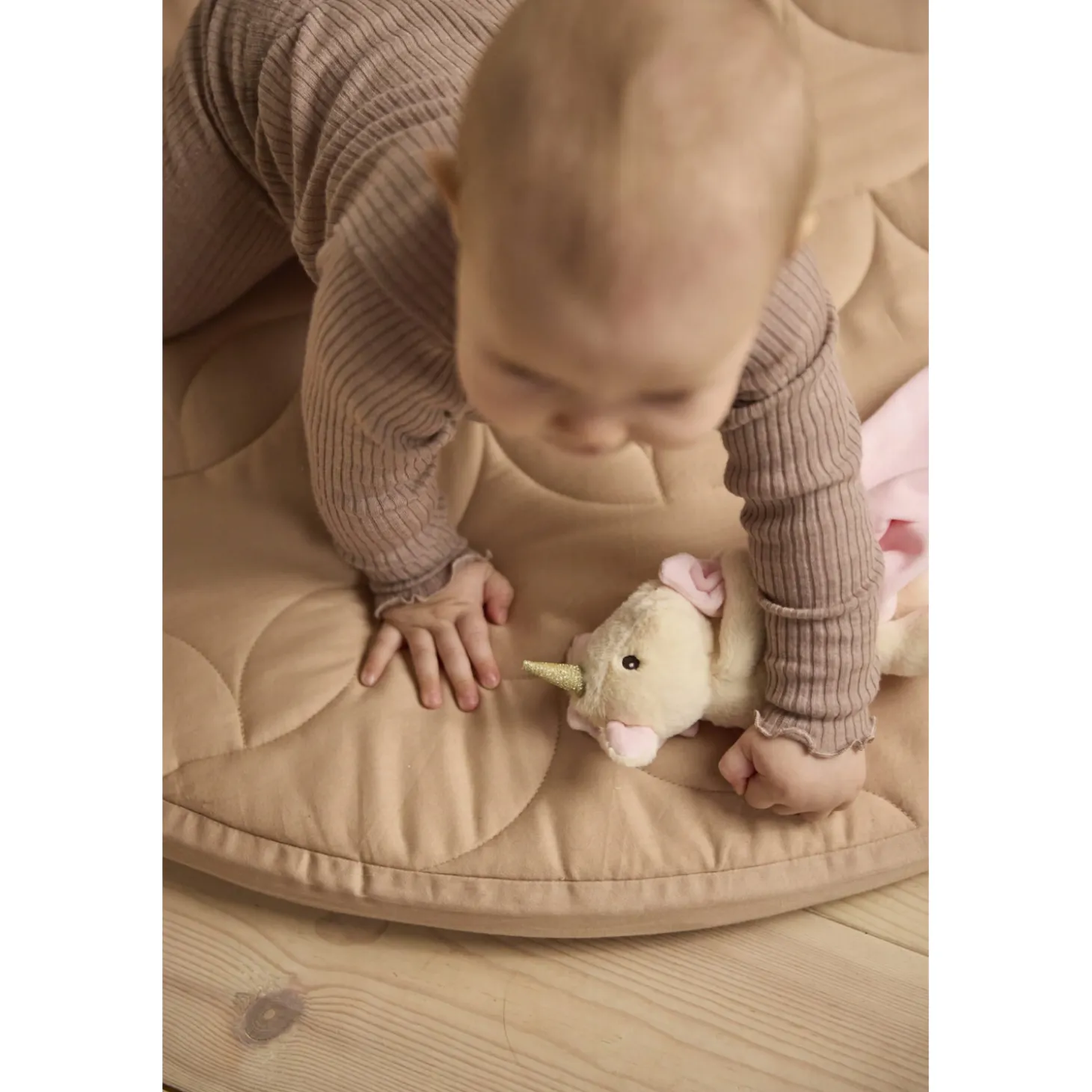 Filibabba Doudou plat Ella la licorne Multicolore