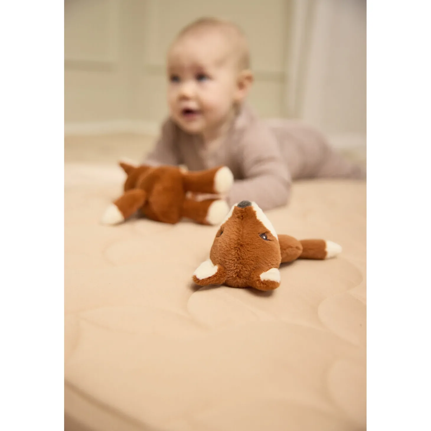 Filibabba Hochet Freddy le renard Multicolore