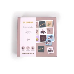 Filibabba Jeu loto des images A la ferme Multicolore