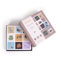 Filibabba Jeu loto des images A la ferme Multicolore