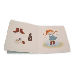 Filibabba Livre pour bébé La forêt Multicolore