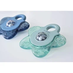 Filibabba Lot de 2 anneaux de dentition rafraîchissant étoile Blue mix