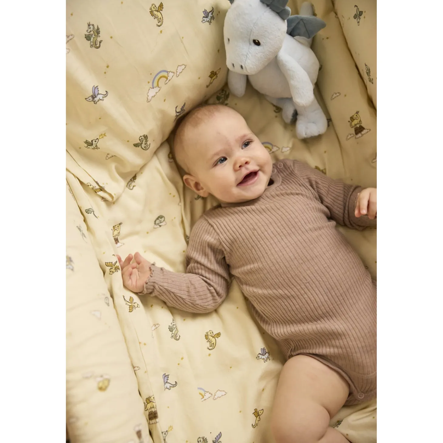 Filibabba Peluche Dylan le dragon Multicolore