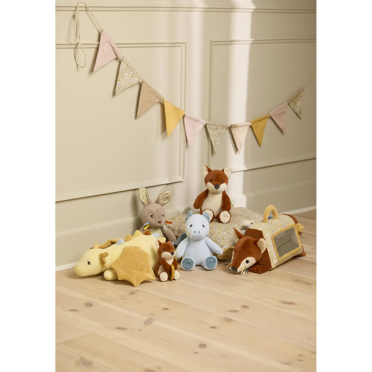 Filibabba Peluche Freddy le renard Multicolore