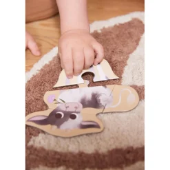 Filibabba                    Set de 3 mes 1ers puzzles Animaux de la ferme    Multicolore