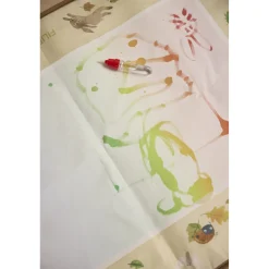 Filibabba Tapis de dessin à l’eau Amis de la forêt Multicolore