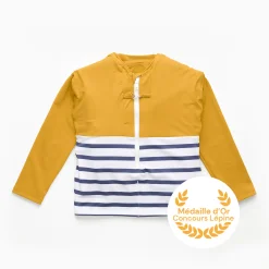 Floatee                    Tee-shirt anti-noyade manches longues    Jaune