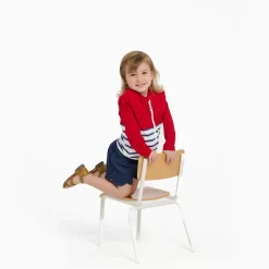 Floatee Tee-shirt anti-noyade manches longues Rouge 3 ans