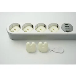 Formula Baby                    Lot de 12 cache-prises    Blanc