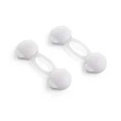 Formula Baby Lot de 2 mini-loquets souples Blanc