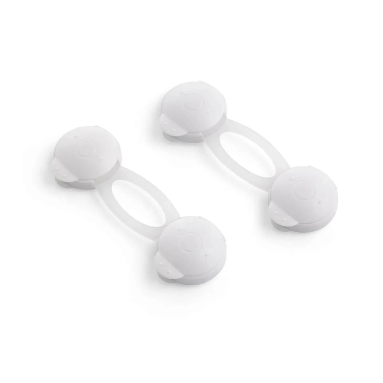 Formula Baby Lot de 2 mini-loquets souples Blanc