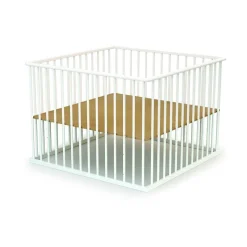 Formula Baby Parc en bois Blanc 100 x 100 cm