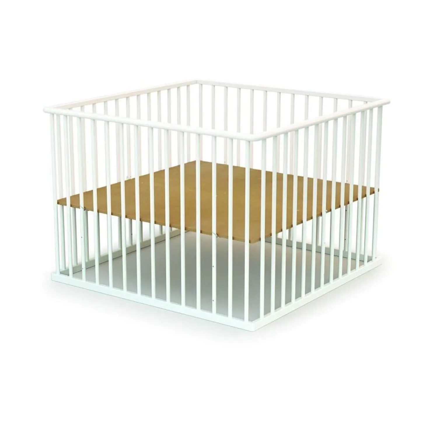 Formula Baby Parc en bois Blanc 100 x 100 cm