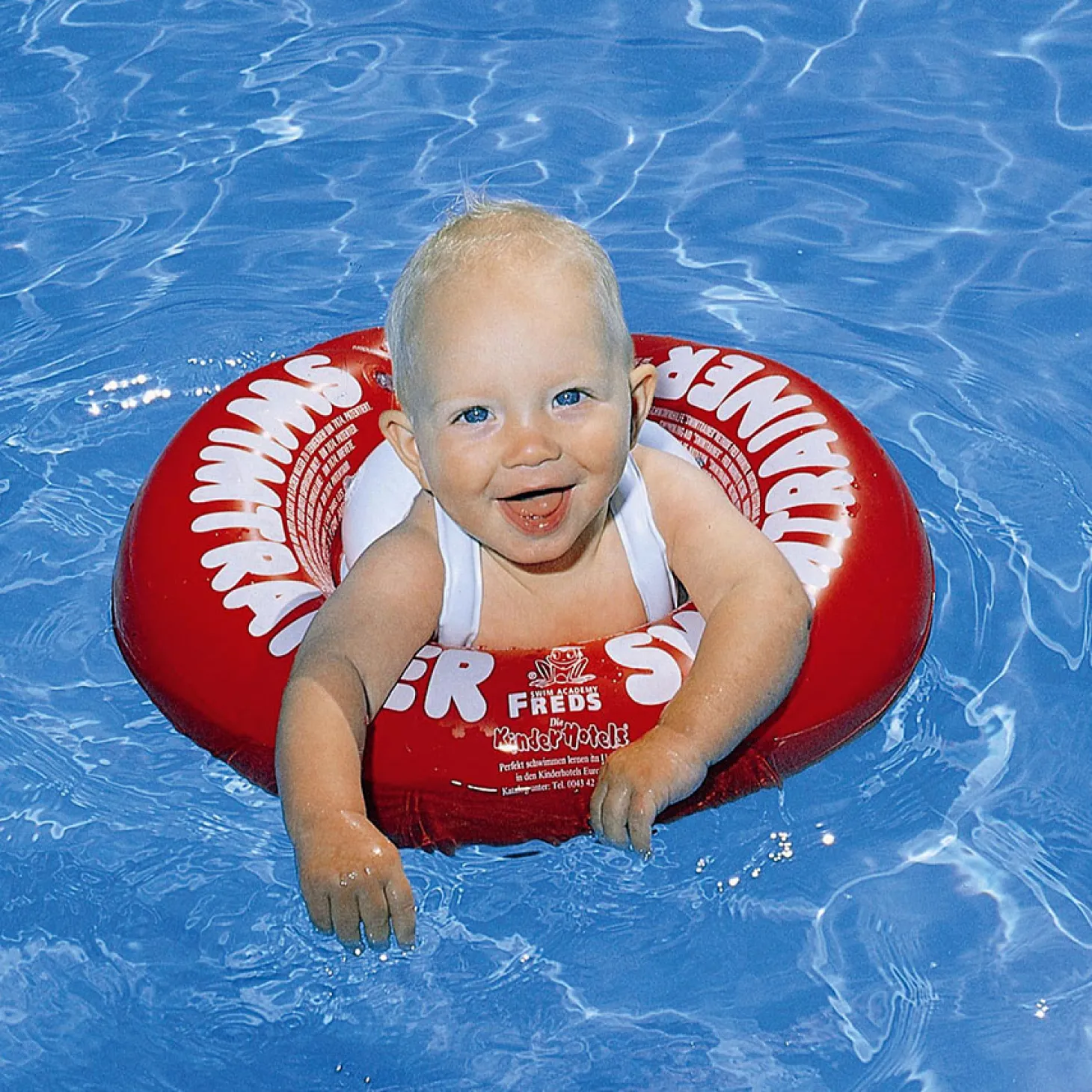 Freds Bouée Swimtrainer Rouge 3 mois - 4 ans