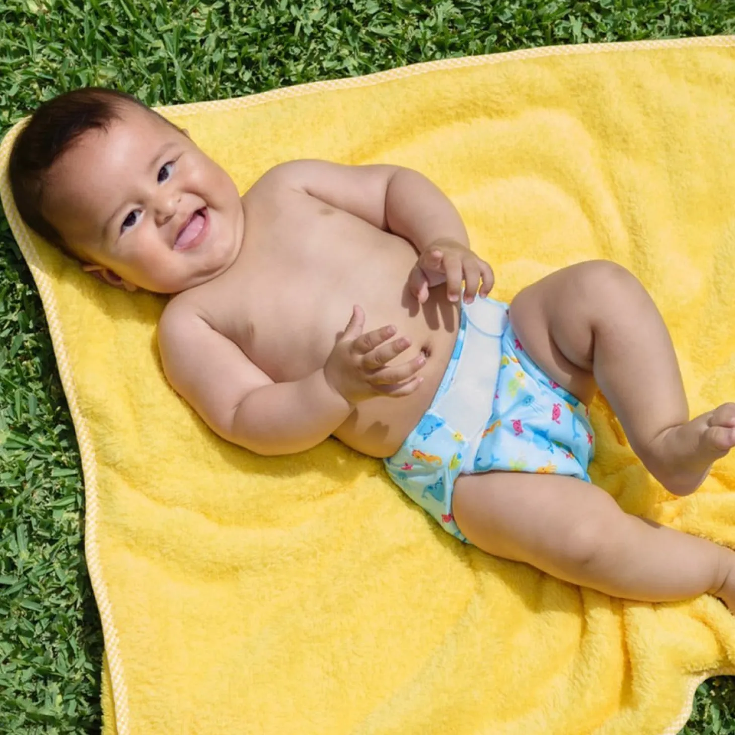 Freds Maillot de bain couche lavable Bleu