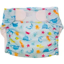 Freds Maillot de bain couche lavable Bleu